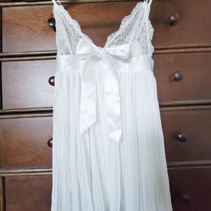 Victoria's Secret babydoll white lingerie top